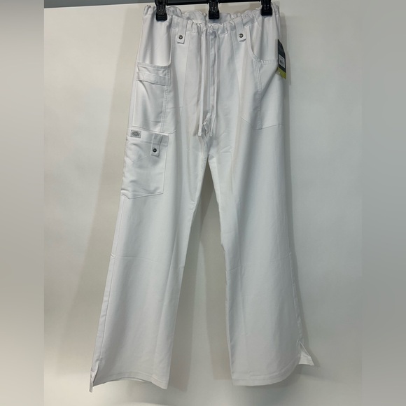 NWT Dickies White Wide Leg Women's Pants - Picture 1 of 9